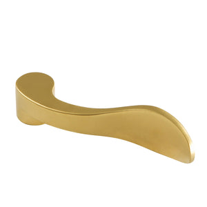 NuWave KSH2967DFLC Cold Metal Lever Handle, Brushed Brass
