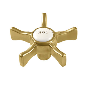 Hamilton KSH2967NXH Hot Cross Handle, Brushed Brass
