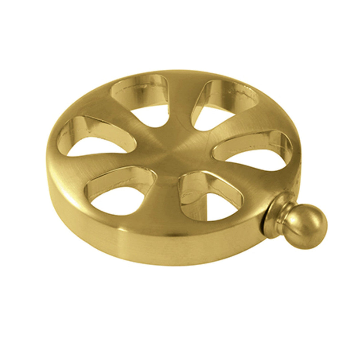 Belknap KSH2967RX Wheel Cross Handle, Brushed Brass
