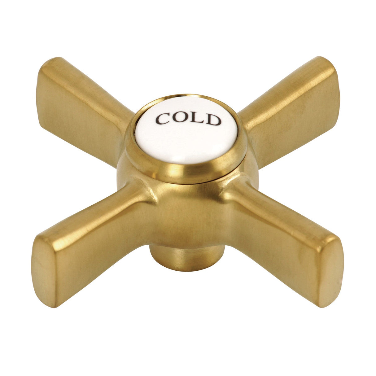 KSH2967ZXC Cold Metal Cross Handle, Brushed Brass