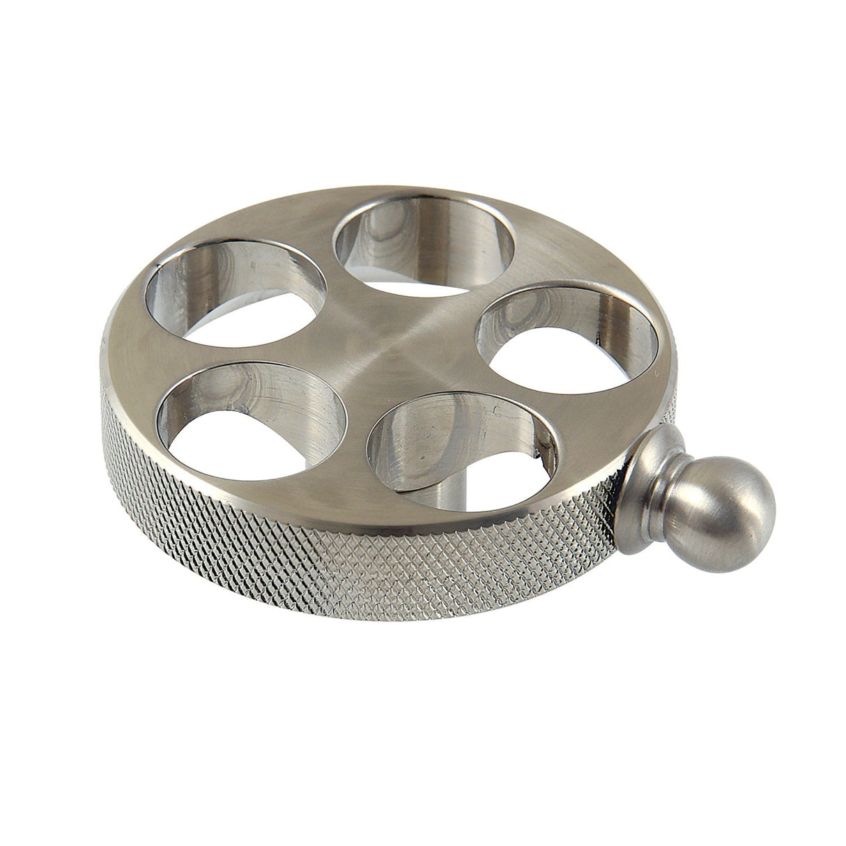 Wendell KSH2968RKZ Knurled Wheel Handle, Brushed Nickel