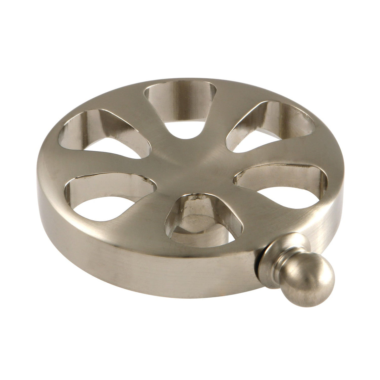 Belknap KSH2968RX Wheel Cross Handle, Brushed Nickel