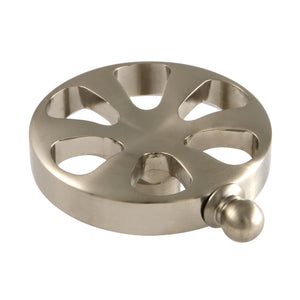 Belknap KSH2968RX Wheel Cross Handle, Brushed Nickel