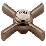KSH2968ZXC Cold Metal Cross Handle, Brushed Nickel
