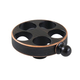 Wendell KSH296RKZNB Knurled Wheel Handle, Naples Bronze