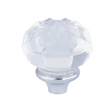 KSH2971KWL Acrylic Knob Handle, Polished Chrome