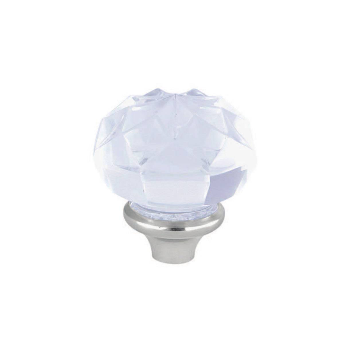 KSH2978KWL Acrylic Knob Handle, Brushed Nickel