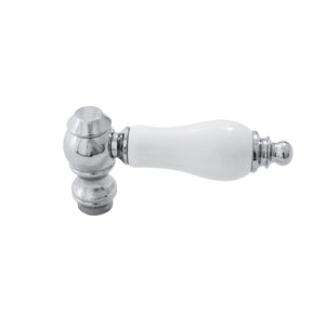 KSH3221PLH Hot Porcelain Lever Handle, Polished Chrome
