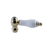 KSH3222PLC Cold Porcelain Lever Handle, Polished Brass