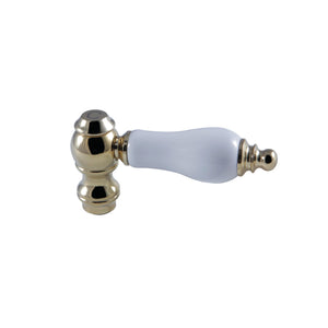 KSH3222PLC Cold Porcelain Lever Handle, Polished Brass