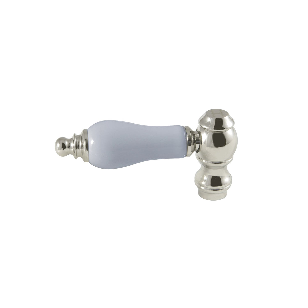 KSH3226PLH Hot Porcelain Lever Handle, Polished Nickel