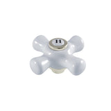 KSH3226PXH Hot Porcelain Cross Handle, Polished Nickel