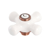KSH322PXACC Cold Porcelain Cross Handle, Antique Copper