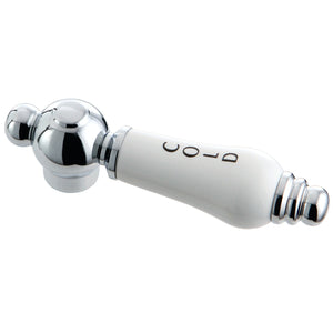 KSH3601PLC Cold Porcelain Lever Handle, Polished Chrome