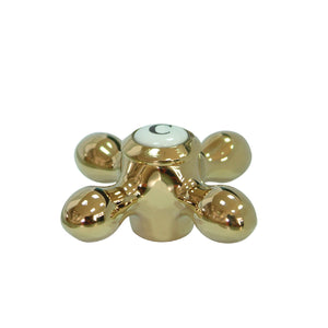KSH3602AXC Cold Metal Cross Handle, Polished Brass