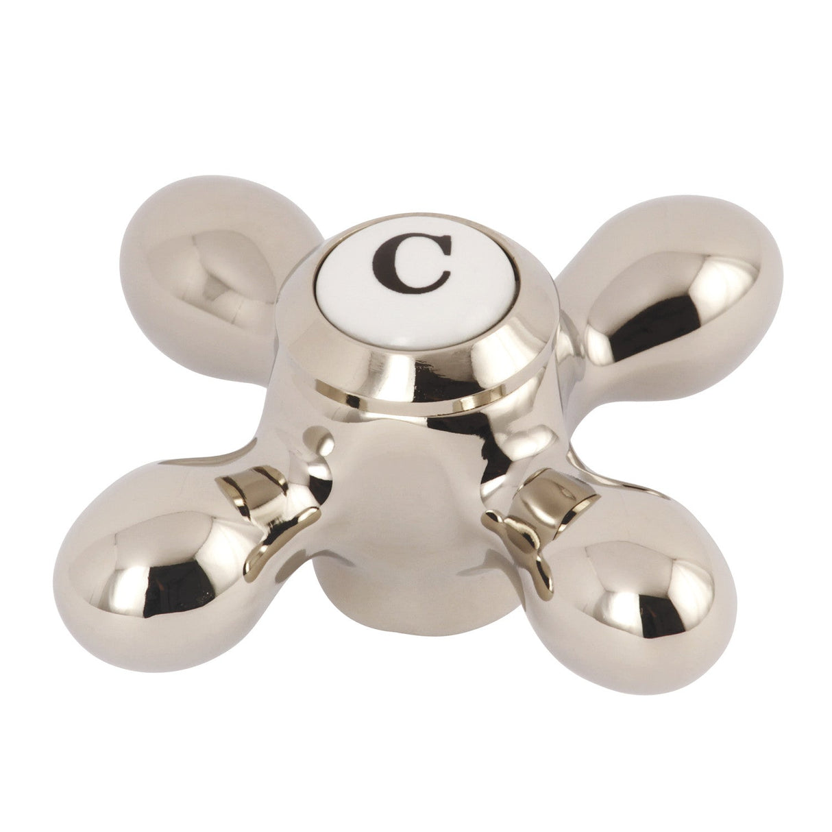 KSH3606AXC Cold Metal Cross Handle, Polished Nickel