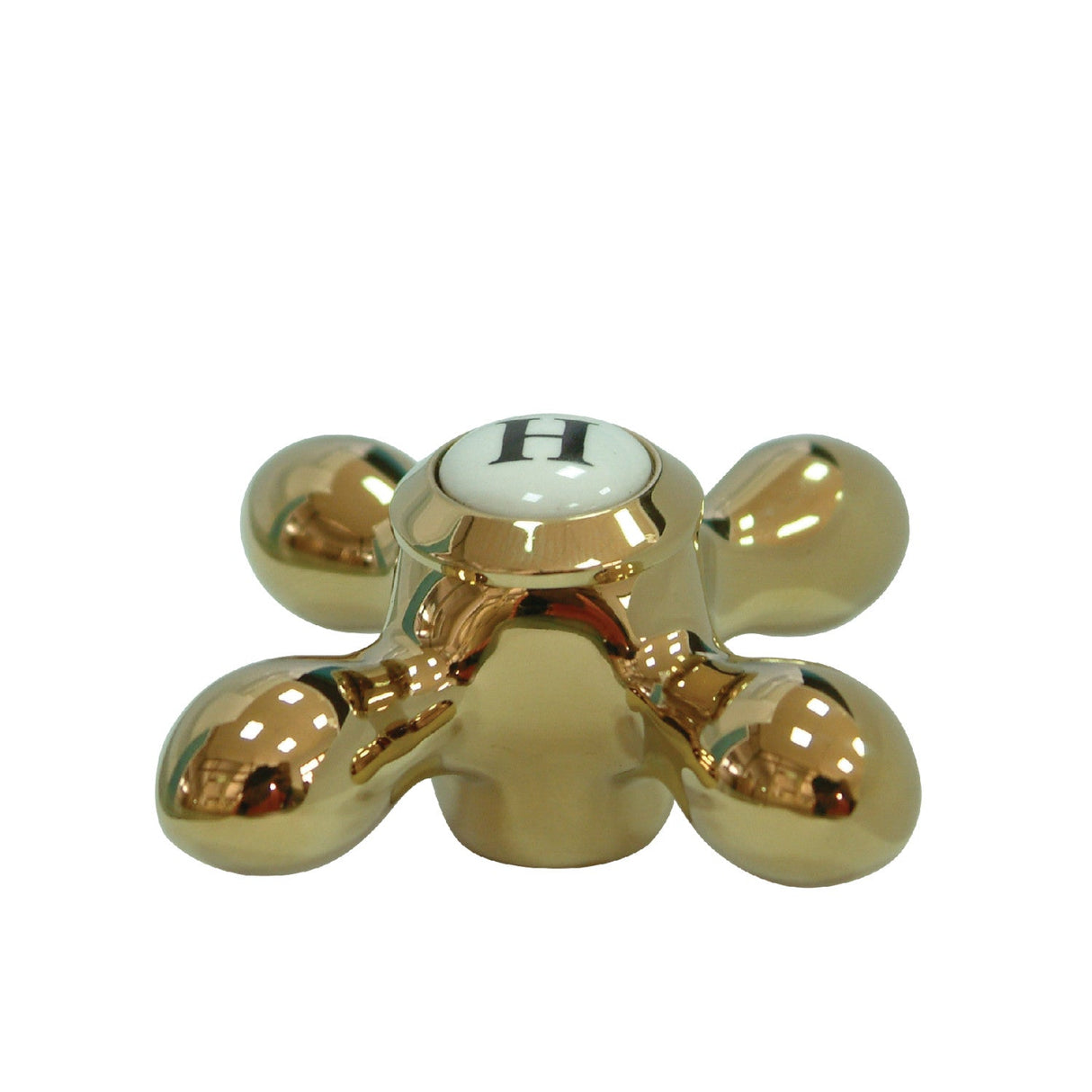 KSH3952AXH Hot Metal Cross Handle, Polished Brass