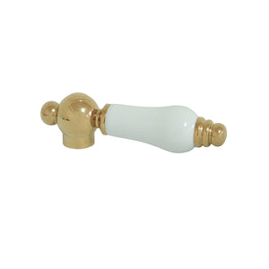KSH3952PL Porcelain Lever Handle, Polished Brass