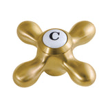 KSH3957AXC Cold Metal Cross Handle, Brushed Brass