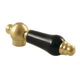 Duchess KSH3957PKL Porcelain Lever Handle, Brushed Brass