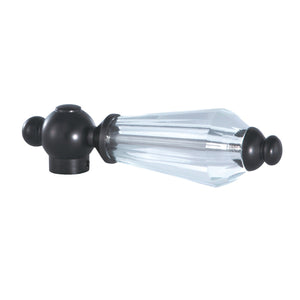 Wilshire KSH3965WLL Crystal Lever Handle, Oil Rubbed Bronze