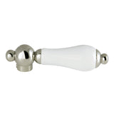 KSH3966PL Porcelain Lever Handle, Polished Nickel