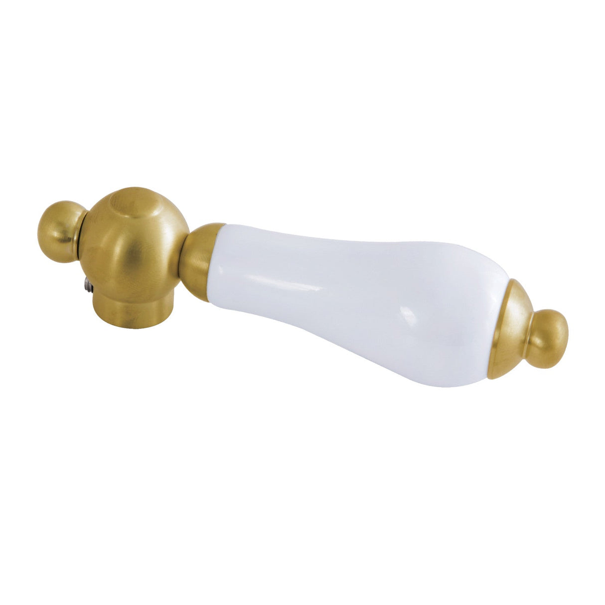KSH3967PL Porcelain Lever Handle, Brushed Brass