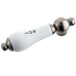 KSH3968PLH Hot Porcelain Lever Handle, Brushed Nickel