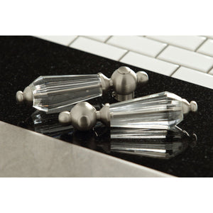 Wilshire KSH3968WLL Crystal Lever Handle, Brushed Nickel