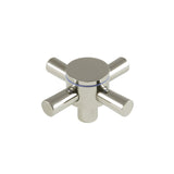 Concord KSH414PNC Cold Metal Cross Handle, Polished Nickel