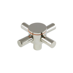 Concord KSH414PNH Hot Metal Cross Handle, Polished Nickel