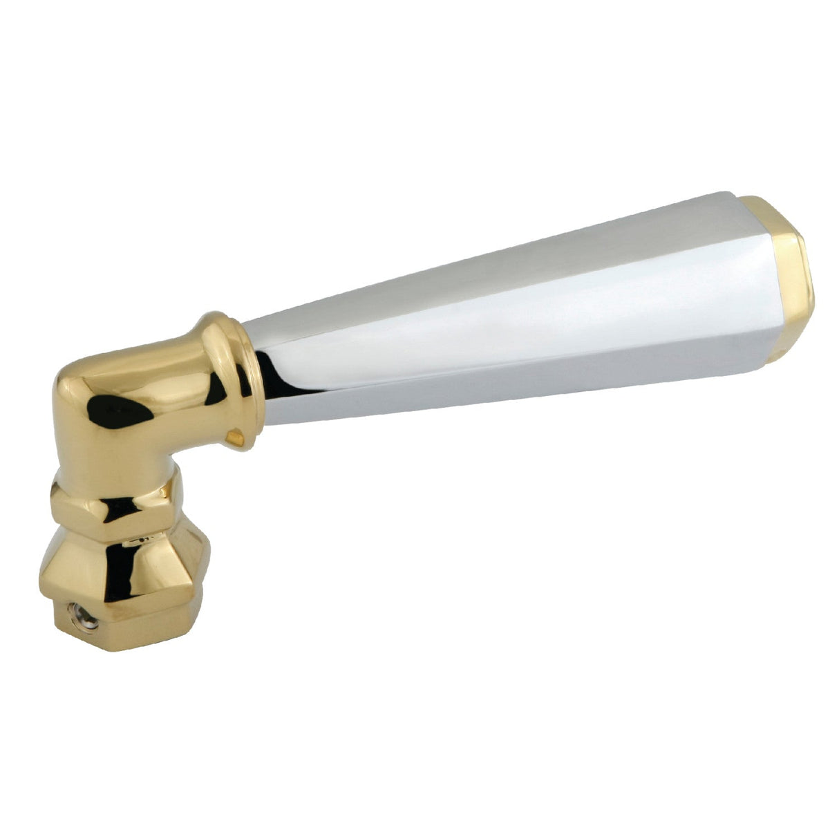 KSH4304HL Metal Lever Handle, Polished Chrome/Polished Brass