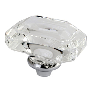 KSH4461WQL Acrylic Knob Handle, Polished Chrome