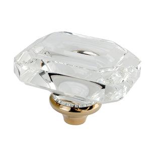 KSH4462WQL Acrylic Knob Handle, Polished Brass