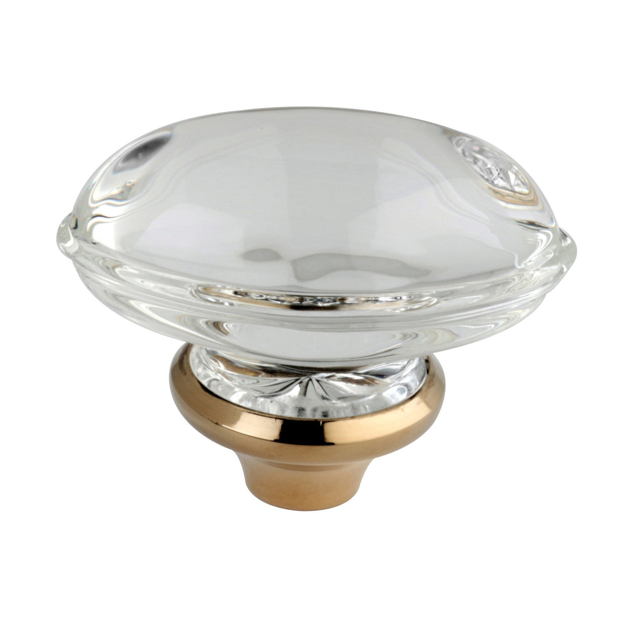 KSH4462WVL Acrylic Knob Handle, Polished Brass