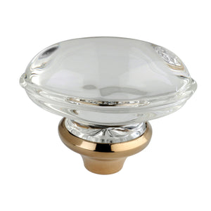 KSH4462WVL Acrylic Knob Handle, Polished Brass