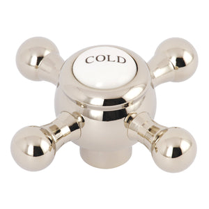 KSH4466BXC Cold Metal Cross Handle, Polished Nickel