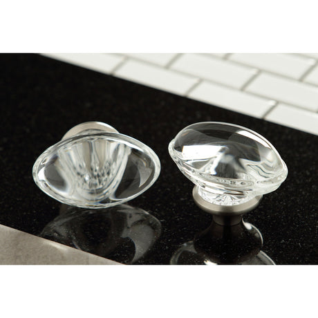 KSH4468WVL Acrylic Knob Handle, Brushed Nickel