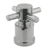 KSH4641DX Metal Cross Handle, Polished Chrome
