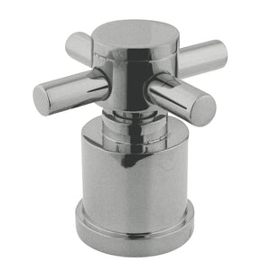 KSH4641DX Metal Cross Handle, Polished Chrome