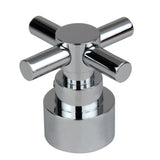 KSH4641EX Metal Cross Handle, Polished Chrome