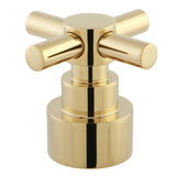 KSH4642EX Metal Cross Handle, Polished Brass