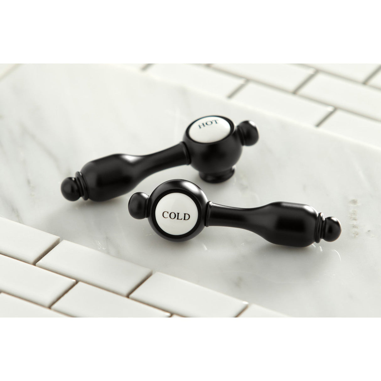 Tudor KSH7610TALC Cold Metal Lever Handle, Matte Black