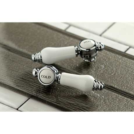 KSH7611BPLC Cold Porcelain Lever Handle, Polished Chrome
