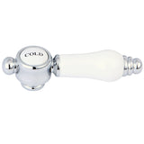 KSH7611BPLC Cold Porcelain Lever Handle, Polished Chrome