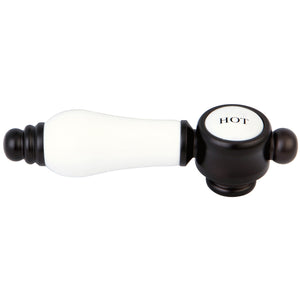 KSH7615BPLH Hot Porcelain Lever Handle, Oil Rubbed Bronze