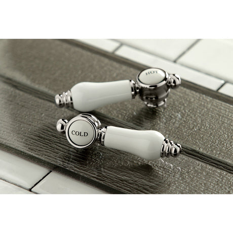 KSH7616BPLC Cold Porcelain Lever Handle, Polished Nickel