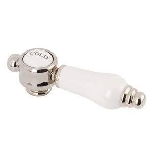 KSH7616BPLC Cold Porcelain Lever Handle, Polished Nickel