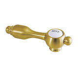 Tudor KSH7617TALH Hot Metal Lever Handle, Brushed Brass