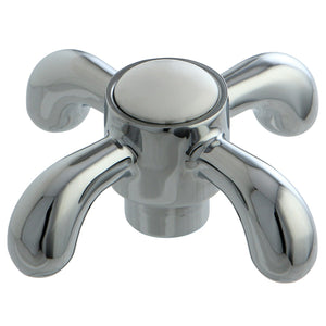 KSH7981TX Metal Cross Handle, Polished Chrome
